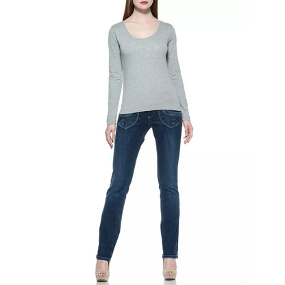 Ungaro Fever Blue Cotton Women Jeans