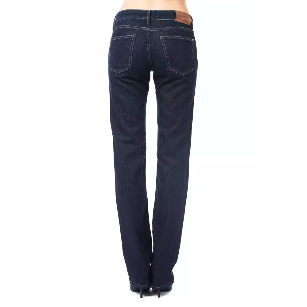 Ungaro Fever Blue Cotton Women's Jeans
