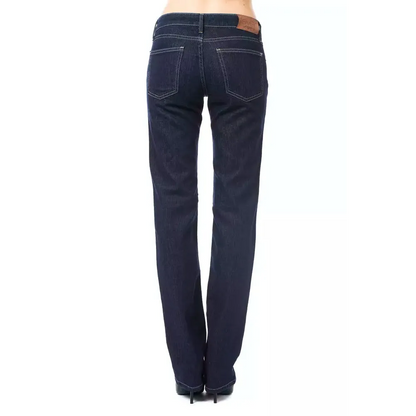 Ungaro Fever Blue Cotton Women's Jeans