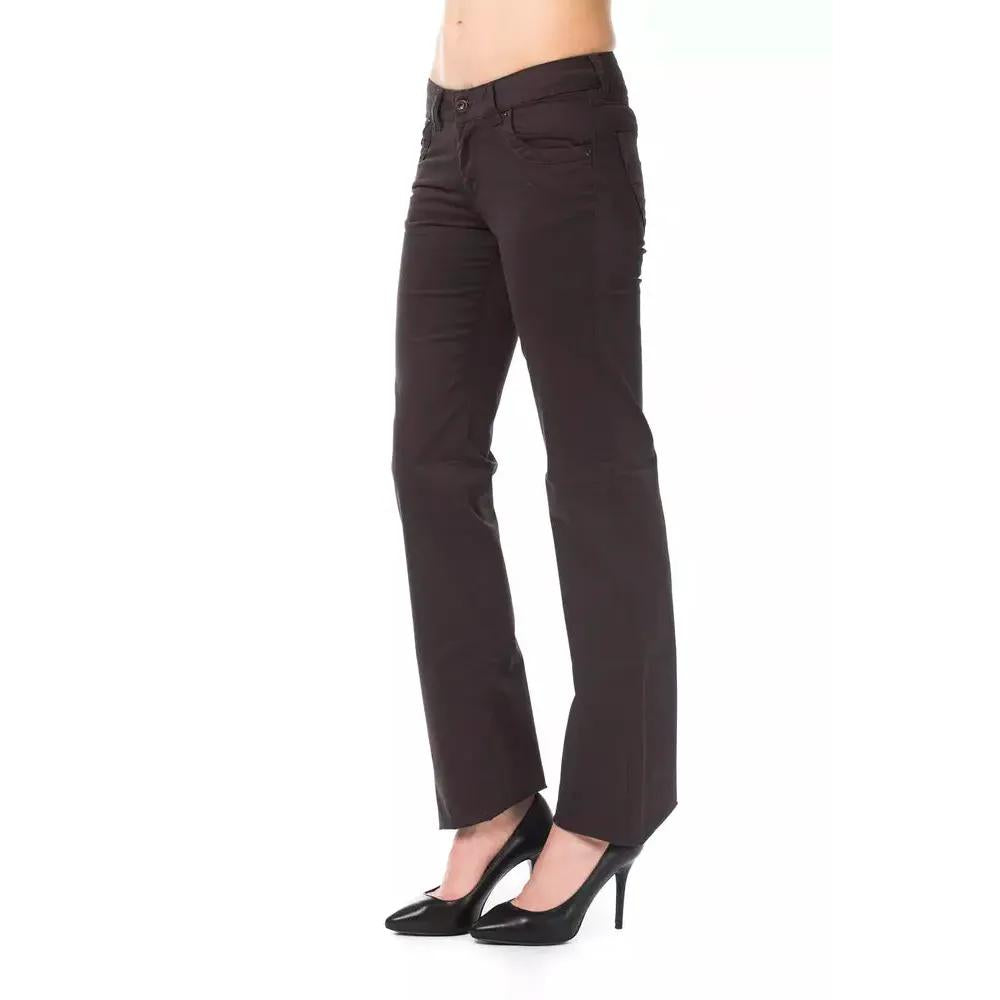 Ungaro Fever Brown Cotton Women's Pants