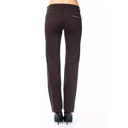 Ungaro Fever Brown Cotton Women's Pants