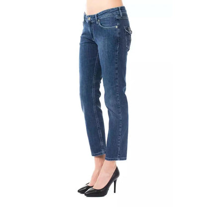 Ungaro Fever Light Blue Cotton Women Jeans