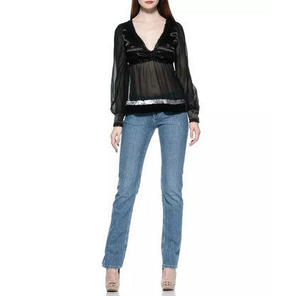 Ungaro Fever Light Blue Cotton Women Jeans