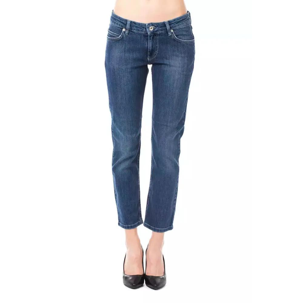 Ungaro Fever Light Blue Cotton Women Jeans