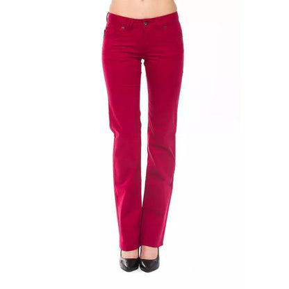 Ungaro Fever Red Cotton Women's Pants
