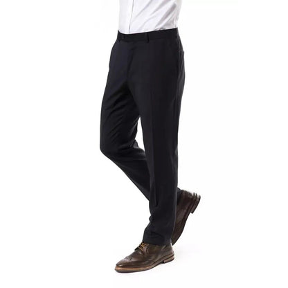 Uominitaliani Gray Wool Men Pants