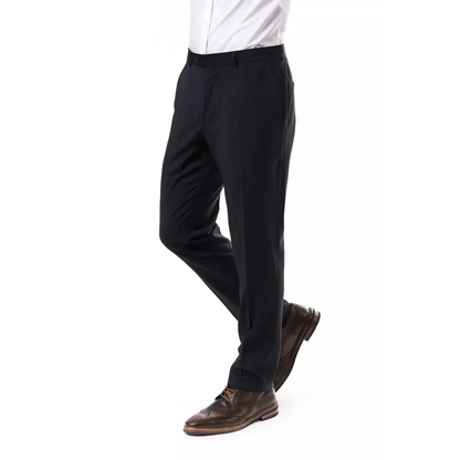 Uominitaliani Gray Wool Men Pants