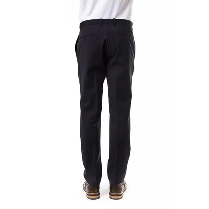 Uominitaliani Gray Wool Men Pants