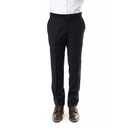 Uominitaliani Gray Wool Men Pants