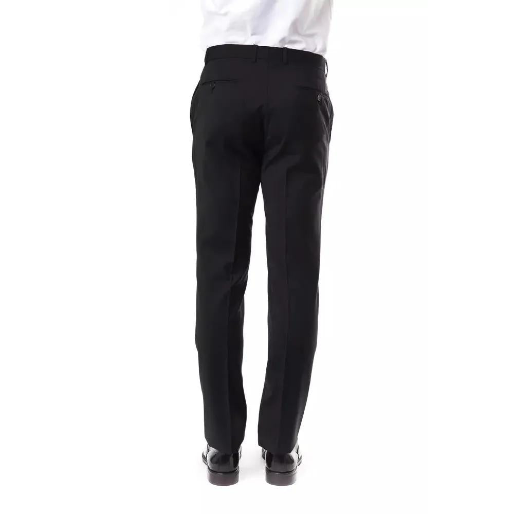 Uominitaliani Gray Wool Men's Suit Pants