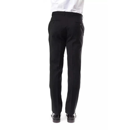 Uominitaliani Gray Wool Men's Suit Pants