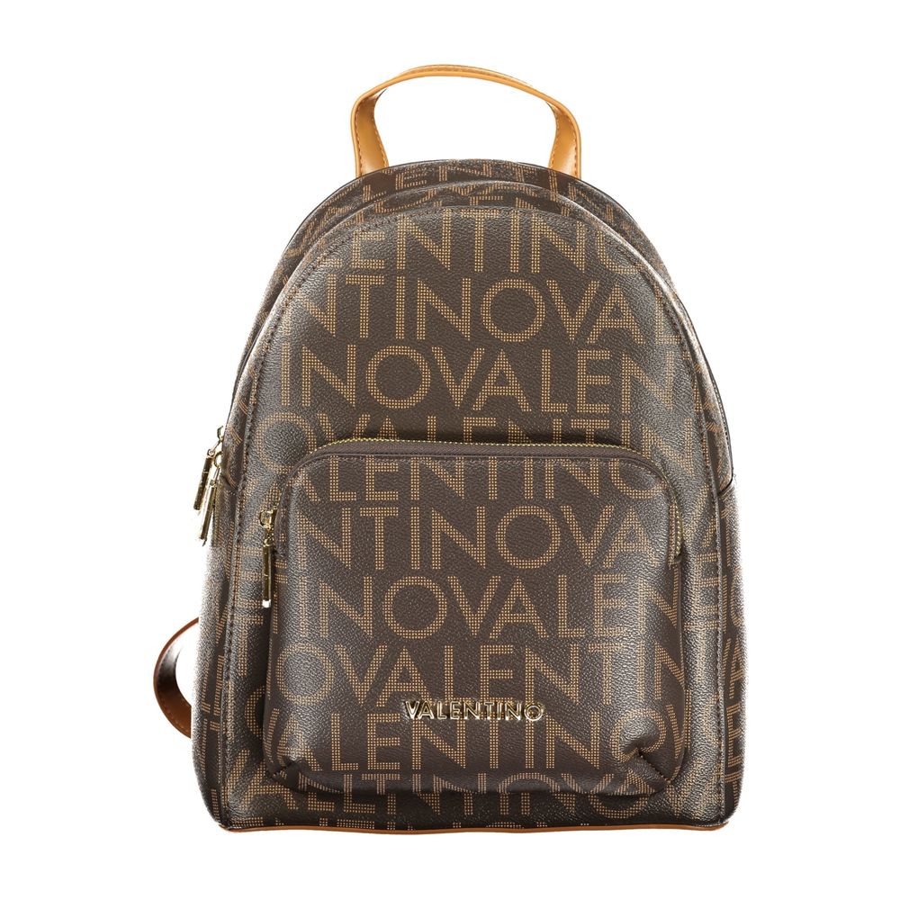 Valentino Brown Polyurethane Women's Backpack