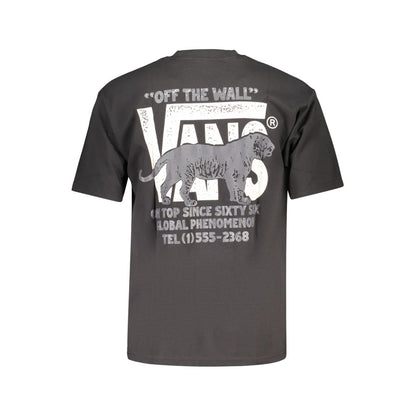 Vans Black Cotton Men's T-Shirt
