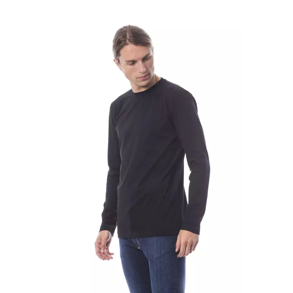 Verri Black Cotton Men T-Shirt
