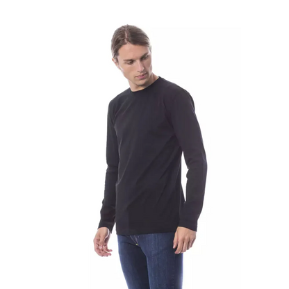 Verri Black Cotton Men T-Shirt