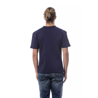 Verri Blue Cotton Men T-Shirt