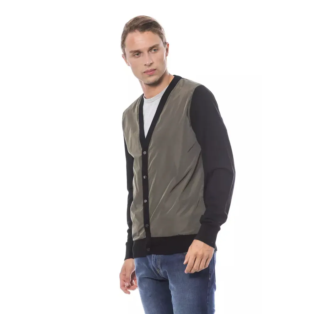 Verri Multicolor Wool Men Cardigan