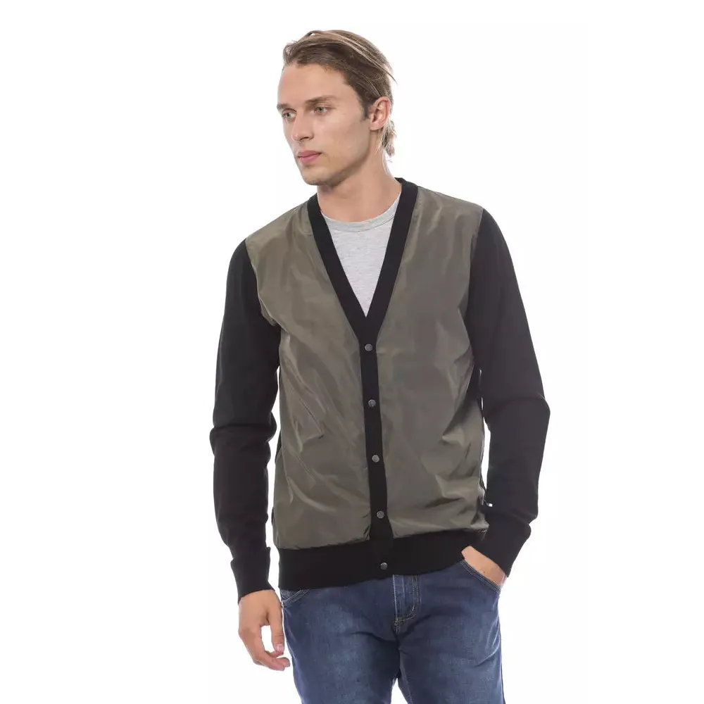 Verri Multicolor Wool Men Cardigan