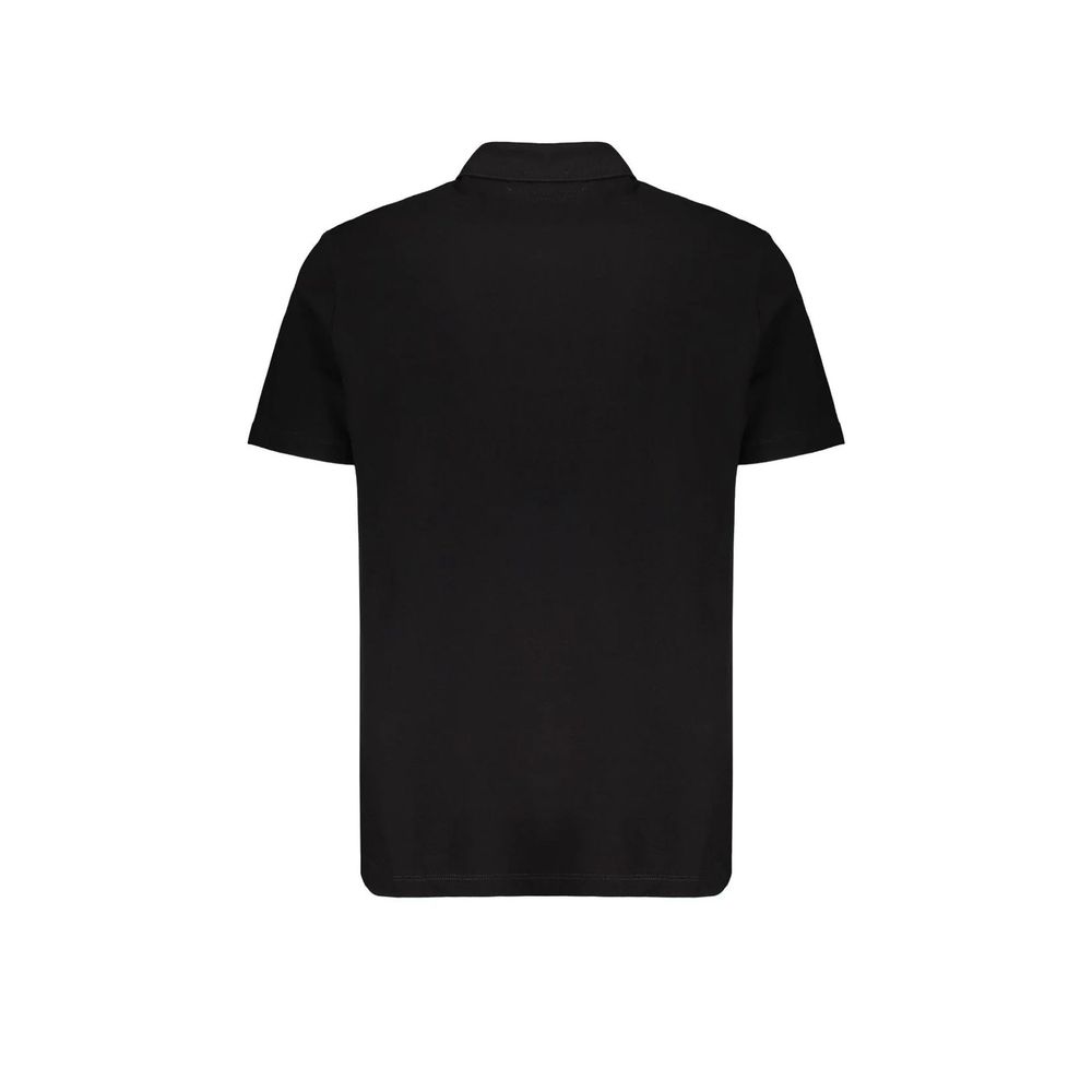 Versace Black Cotton Polo Shirt