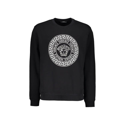 Versace Black Cotton Sweatshirt