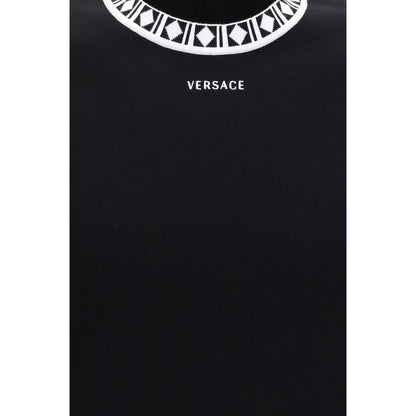 Versace Black Cotton T-Shirt