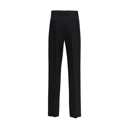 Versace Black Wool Oves Aries Dress Pants