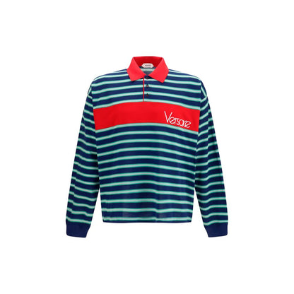 Versace Multicolor Cotton Polo Shirt