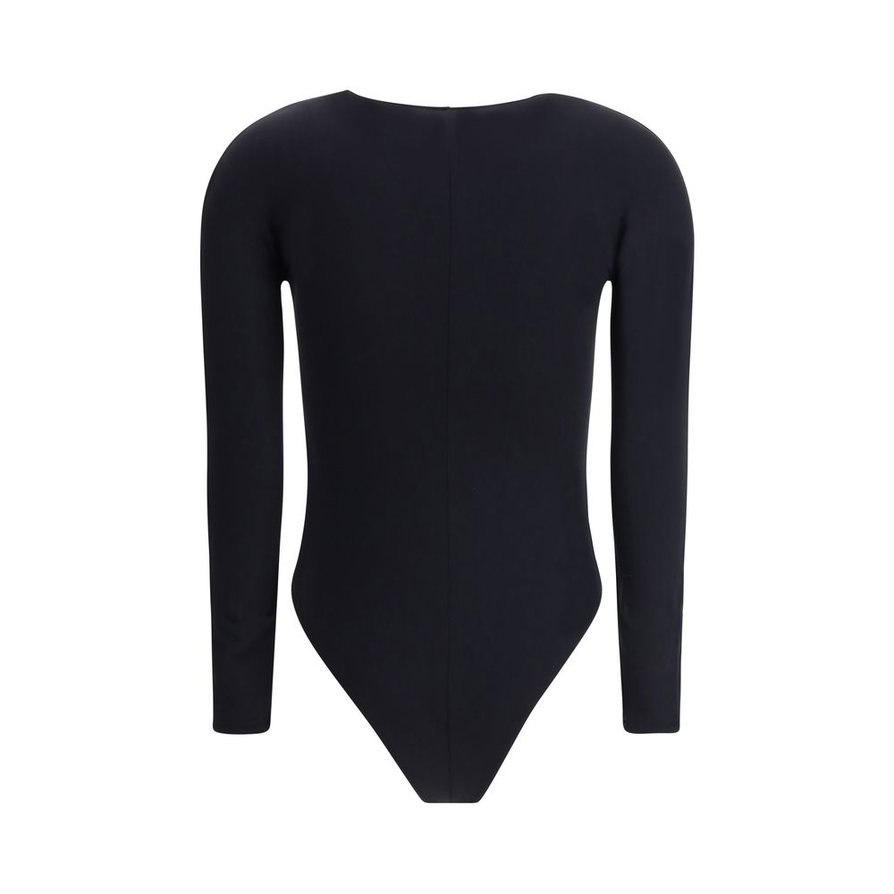 Wolford Black Polyamide Bodysuit