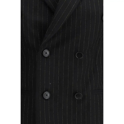 Alexander McQueen Black Wool Blazer - Blazer