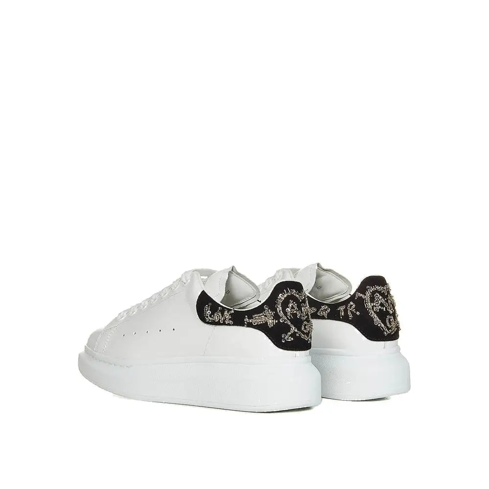 Alexander McQueen White Calfskin Chunky Sneakers - 44 - Sneakers