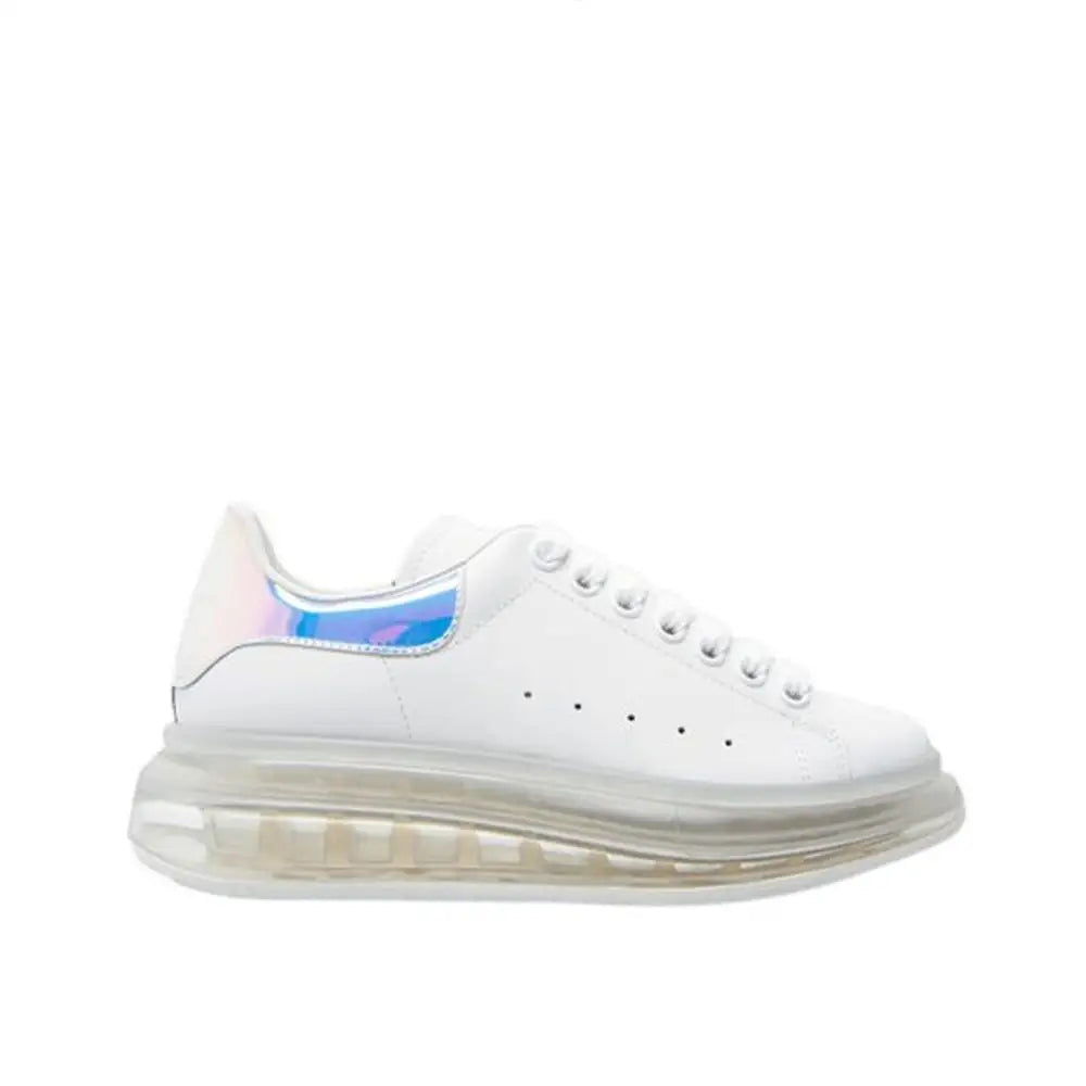 Alexander McQueen White Calfskin Chunky Sneakers
