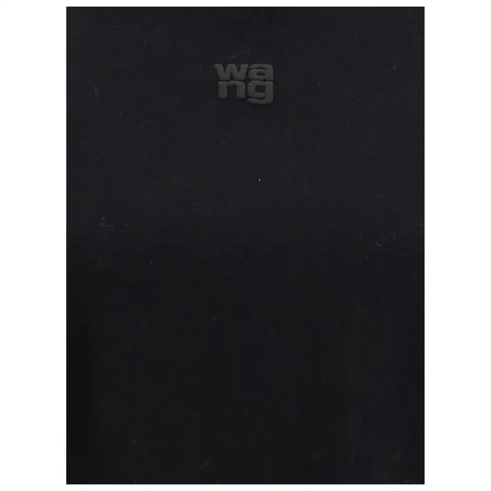 Sorte Alexander Wang bomuldstøj med mat sort wang notatbog