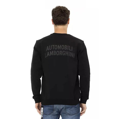 Automobili Lamborghini Black Cotton Men Sweater