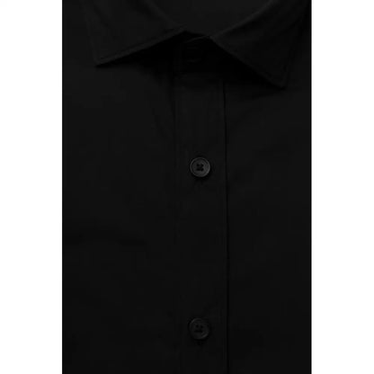 Bagutta Black Cotton Men’s Shirt - Skjorte