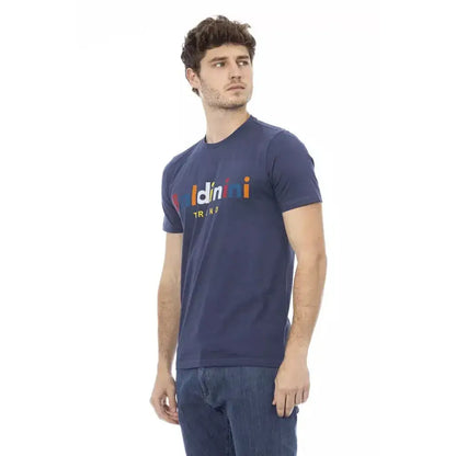 Baldinini Trend Blue Cotton Men T-Shirt