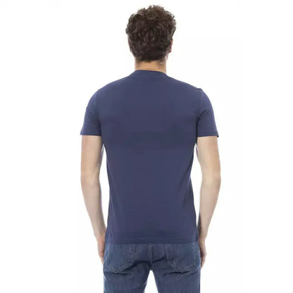 Baldinini Trend Blue Cotton Men's T-Shirt