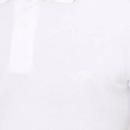 Baldinini Trend White Cotton Men Polo Shirt