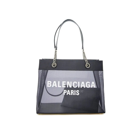 Balenciaga Black Polyester Tote Bag