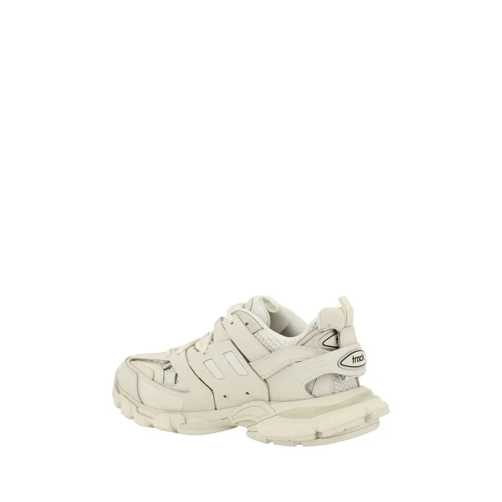Off-white Balenciaga track sneaker med chunky sål og lagd læder