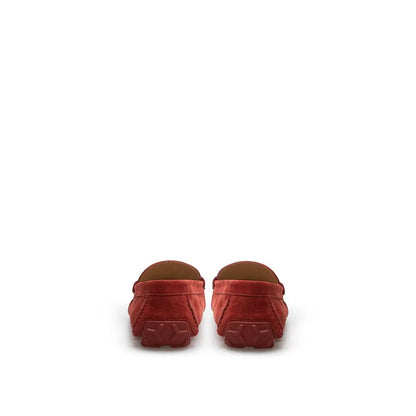 Bally Bordeaux Leather Moccassin