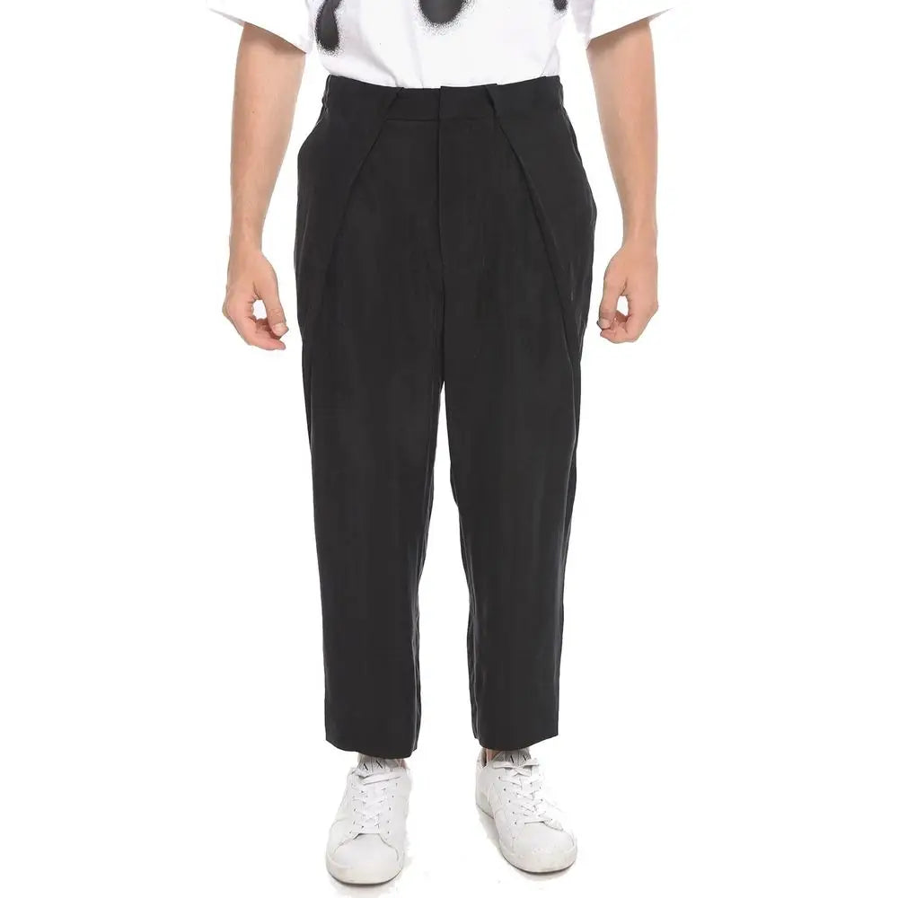 Balmain sorte højskårne cropped pants, 100% originale brands