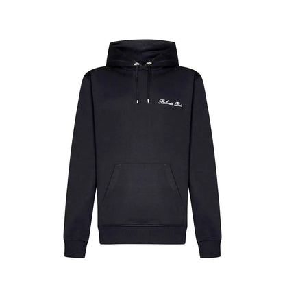 Balmain Black Cotton Sweatshirt