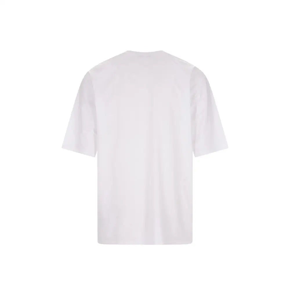 Balmain hvid bomuld t-shirt, oversized med kortærmet design