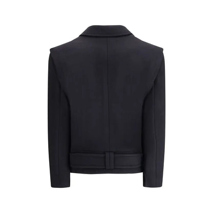 Balmain Wool Double-breasted Coat