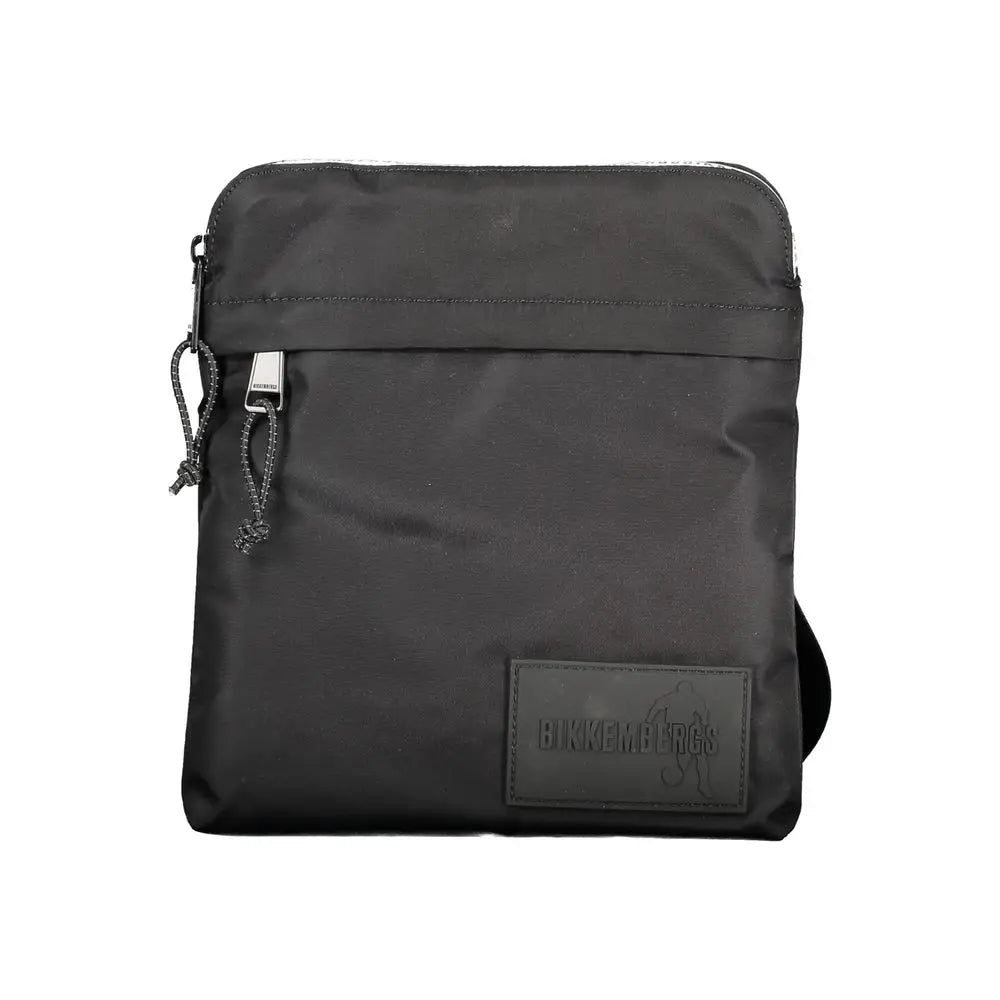 Bikkembergs Black Nylon Shoulder Bag - Skuldertasker