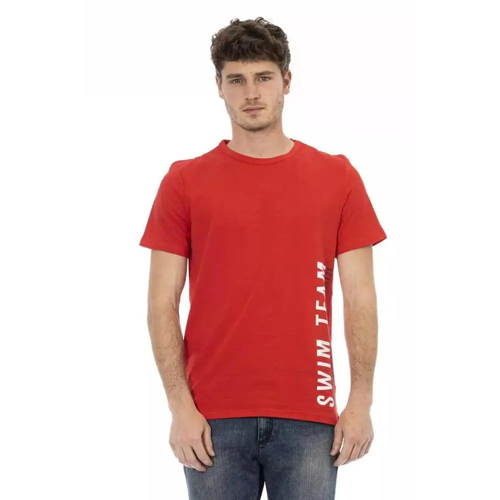 Bikkembergs Red Cotton Men T-Shirt