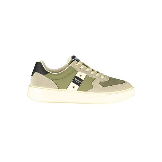 Blauer Green Leather Men Sneakers - Sneakers