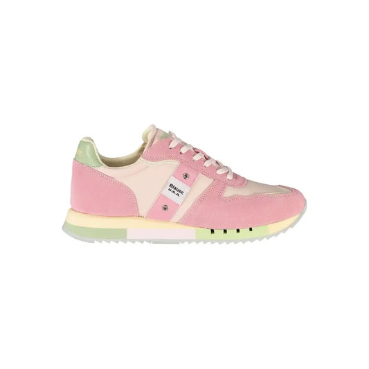 Blauer Pink Leather Women Sneakers - Sneakers