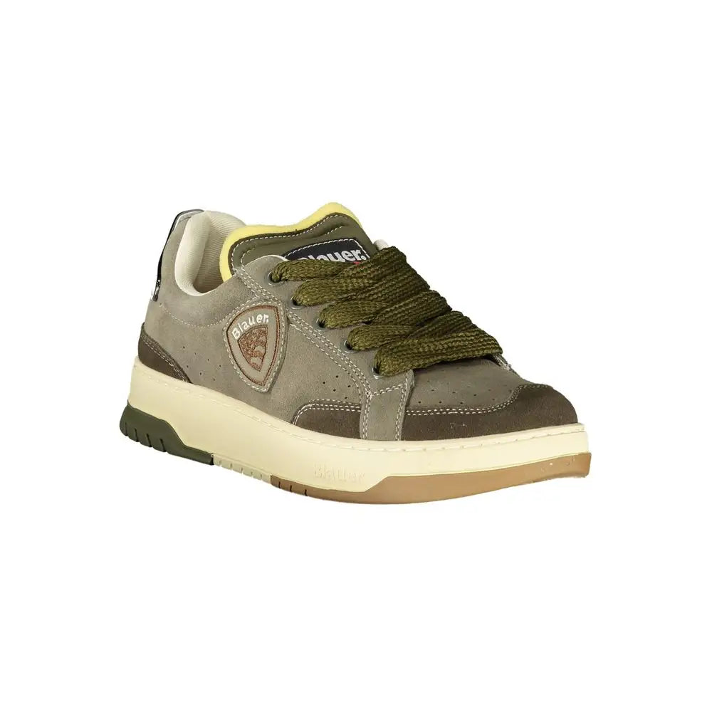 Blauer Verde olive green suede sneaker, spar 30–70% på 100% originale brands