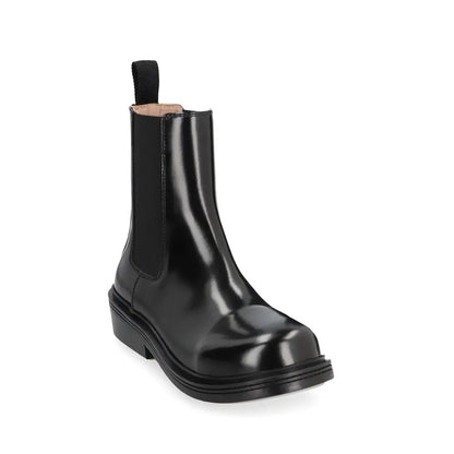 Bottega Veneta Black Calfskin Chelsea Boots